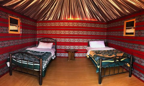 Traditional Beduin style tents.