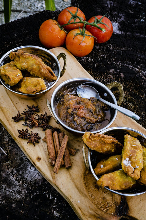 Island style samosas