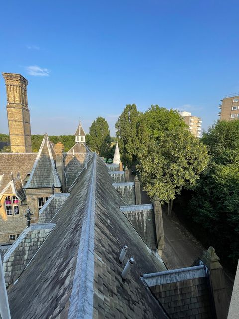 View of Wandsworth Common from our bathroom window. 