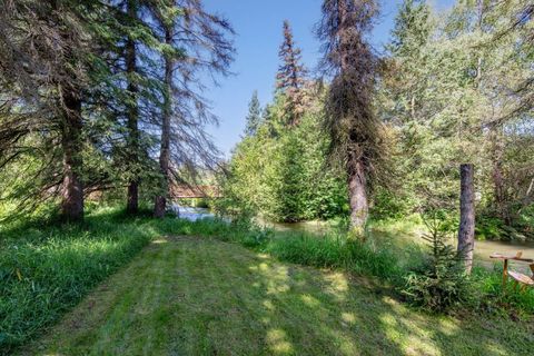 Great creek side backyard.