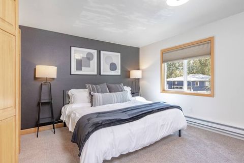 Bedroom with King Bed. Upstairs.