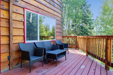 Outdoor seating to enjoy the peacefulness of the property.