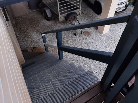 Stairs to the unit