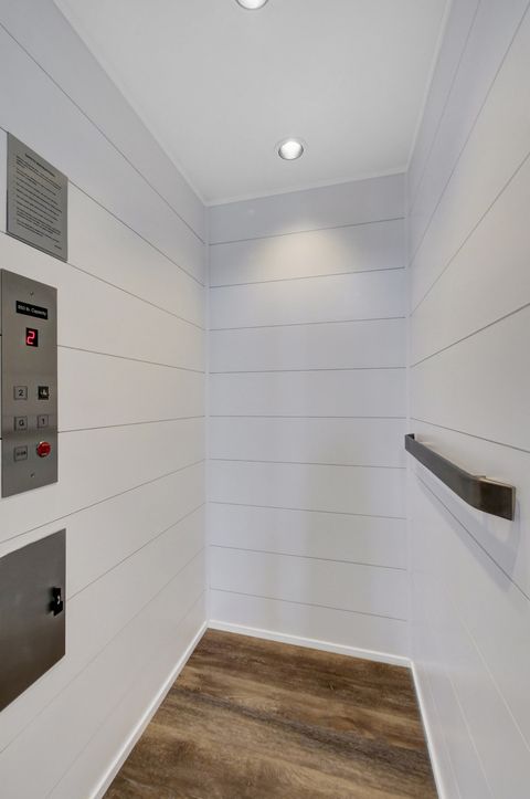 inside of the elevator