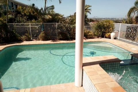 Pool - Notice panoramic views of Gold Coast beach skyline 