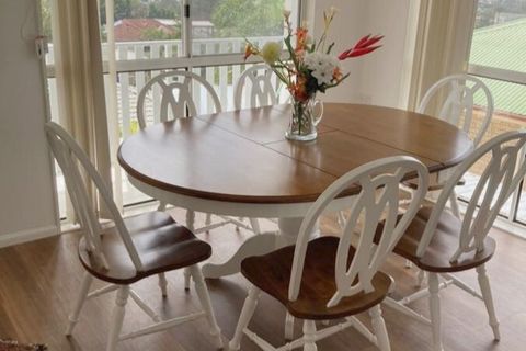 Dining area with panoramic views of Gold Coast.