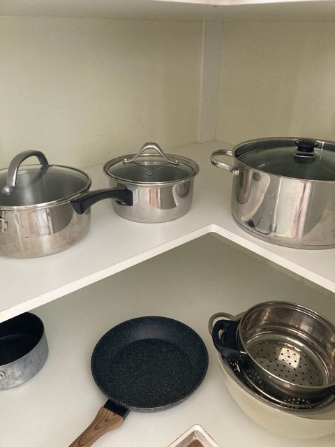 Pots & pans.