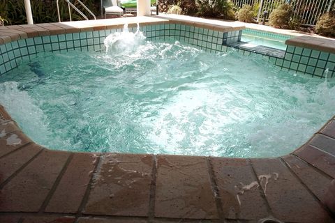 Bubble away your worries in the SPA. NOT heated water waterfalls into Pool. * Parents please ALWAYS supervise your kids. Kids be careful! We can help supervise. Call/text & if we home we are happy to help supervise & keep swimming fun & safe for all!