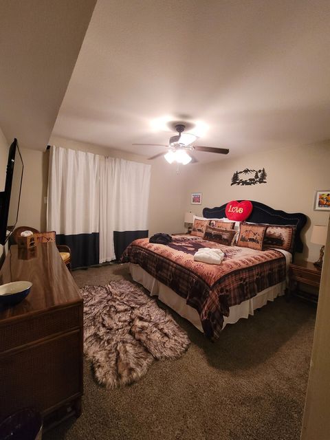 Master Bedroom King bed with attached Bathroom 