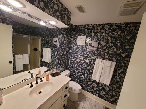 This is a full bathroom off of the Master Bedroom with a shower. 