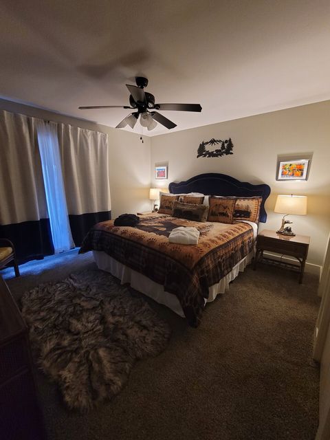 Master Bedroom King Bed with attached Bathroom 
