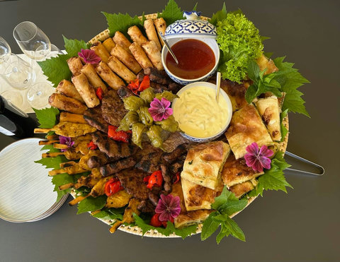 Exquisite Private Chef Service.  Indulge in gourmet catered cuisine, beautifully presented. Enhance your stay with our exclusive Swiss Dream Living Private Chef experience for unforgettable celebrations
