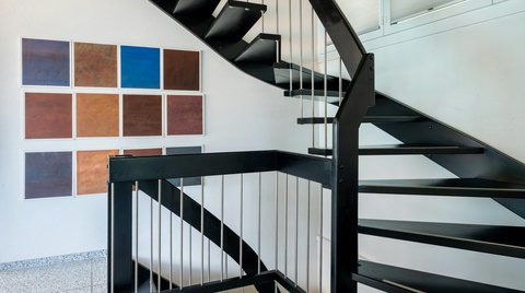 staircase and art