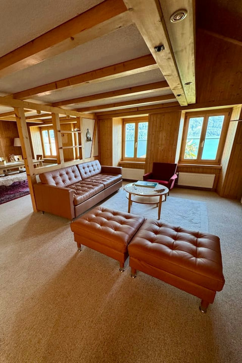 Warm alpine living space for relaxing evenings