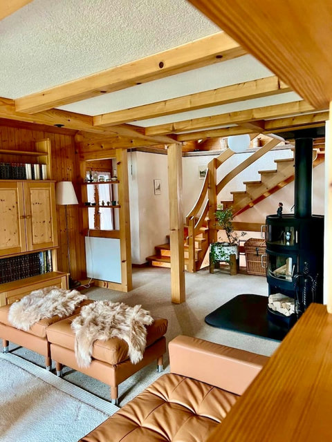 Warm alpine living space for relaxing evenings