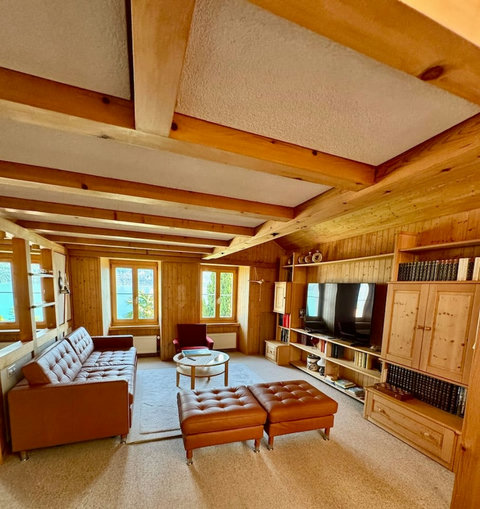 Warm alpine living space for relaxing evenings