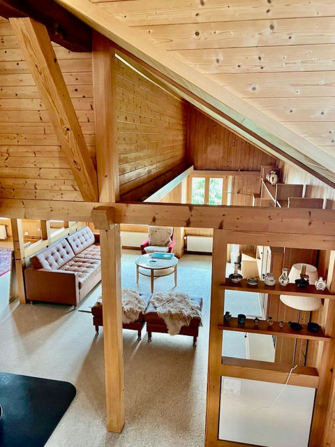 Warm alpine living space for relaxing evenings