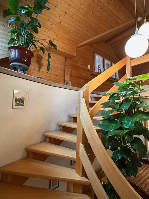 Bright staircase corner