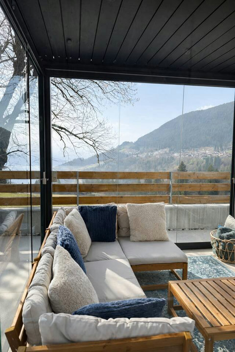 glass pergola