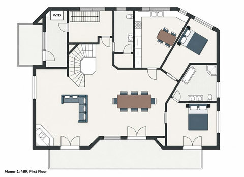 Manor 1 - 4BR - 2nd floor