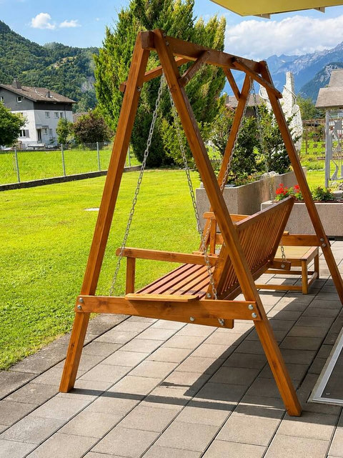 swing in garden