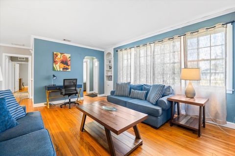 Living Area with Dedicated Workspace