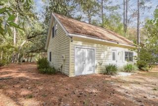 Front corner of house