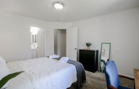 Bedroom 1 with a queen sized bed