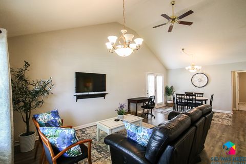 Spacious Living Area w/ Dedicated Workspace