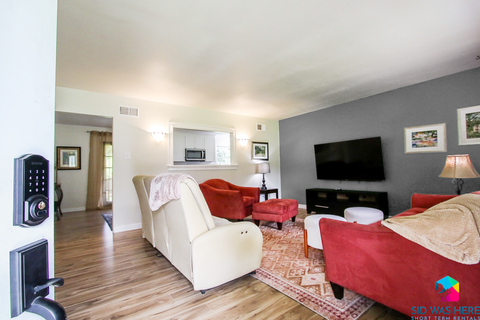 Living Room with Smart TV