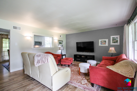 Living Room with Smart TV