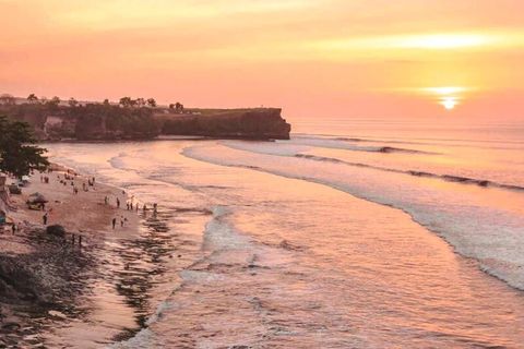 Sunset on Balangan Beach  ➜ les than 10 min by scooter