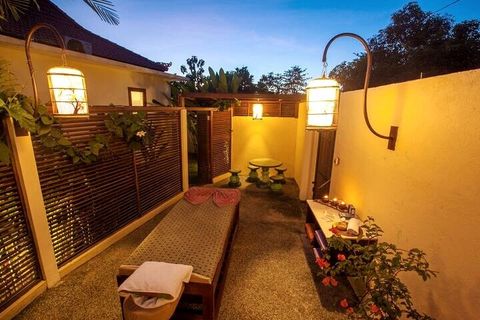 The open Balinese concept of our spa is ideal for tropical climate and perfect for sunset couple massages. Open by request and $ service. During the rainy season we are moving massages to roofed area.