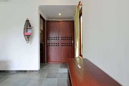 Bedroom has AC and fan, big closet and drawer. Lot of space for your stuff.