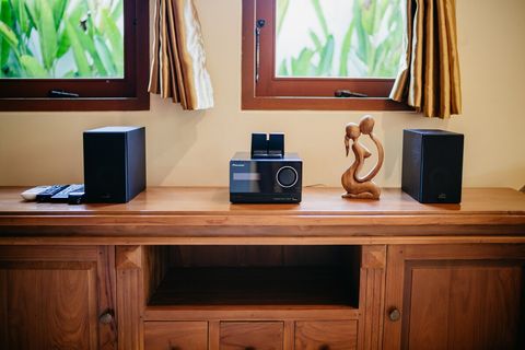 Classy & chic minimalist, but practical furniture is signature to this villa.