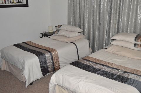 The bedroom from a wider angle.