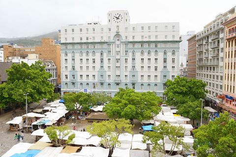 The view of greenmarket square