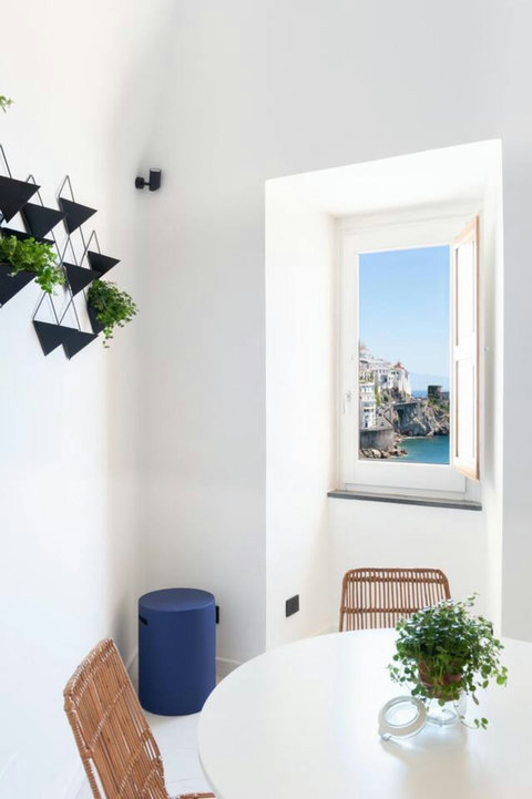 Dining area with sea view