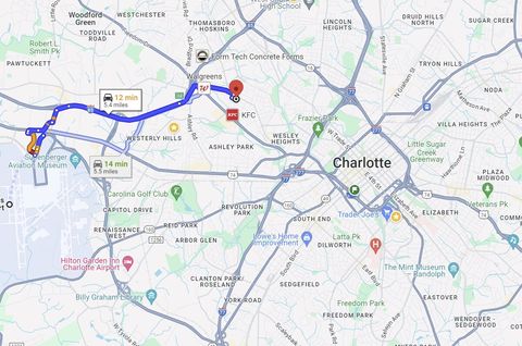 12 mins to the airport!