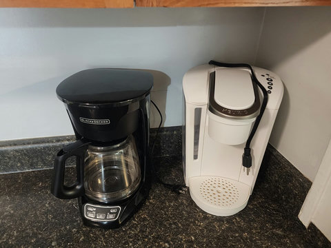 Two coffee pots.