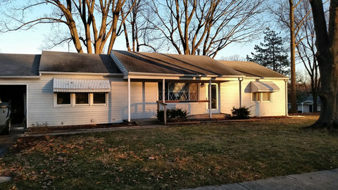 Front of house.
