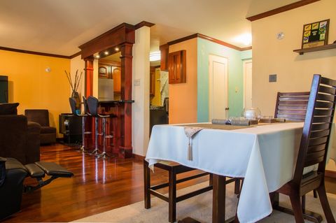 Elegant dining area. 