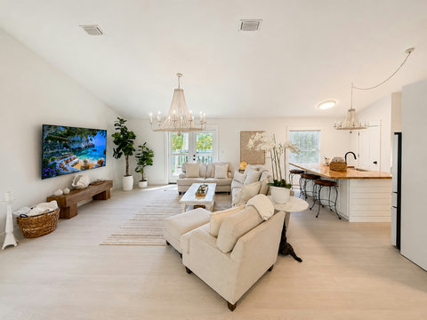 living room space for relaxing