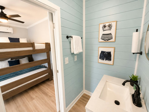 Half bath details