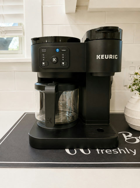 Wake up to fresh coffee with the in-home coffee maker.