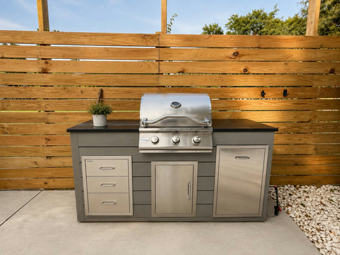 Fire up the outdoor grill station for a classic Florida cookout.