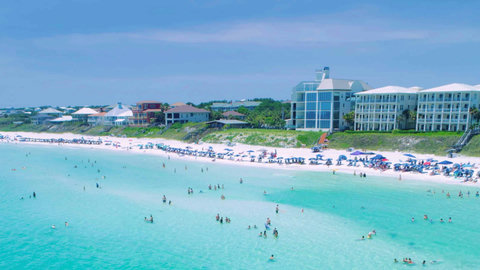 The famous emerald-green waters and sugar-white sand of the Gulf are calling—your beach escape starts right here.