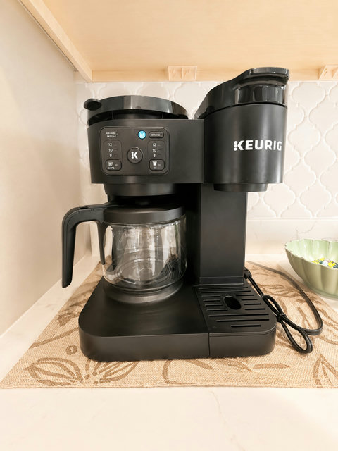 Start every morning right with the in-home Keurig coffee maker—fresh brews ready before your first beach walk.