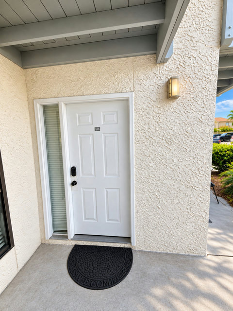 Welcome home — keyless entry at Unit 14A