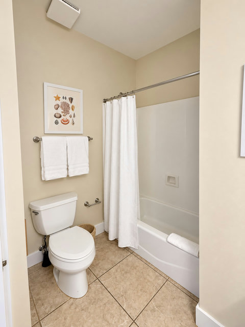 Bathroom with tub/shower combo